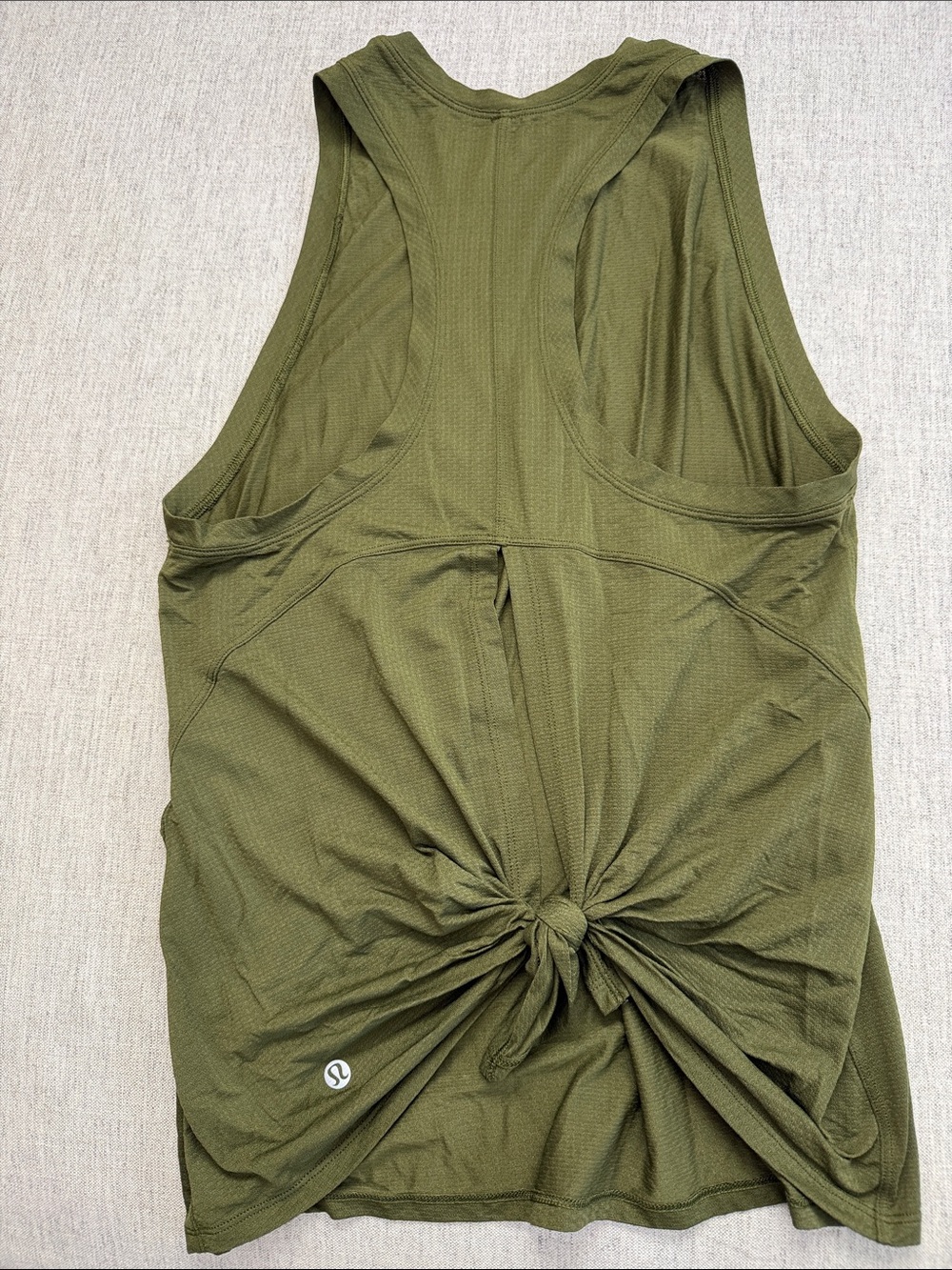 lululemon athletica Olive Twist-Back Performance Swiftly Tech Tank
